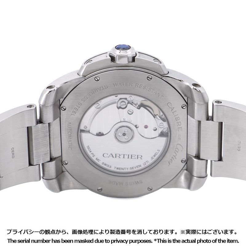Cartier Caliber de Date Watch Black Dial