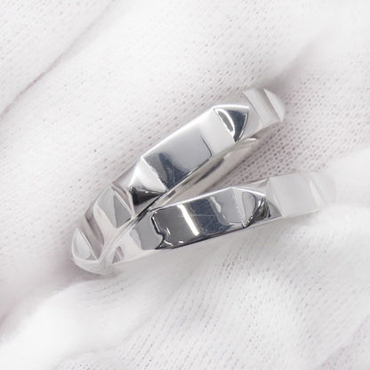 Hermes Ring Cl De-H Double Round Silver 53