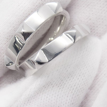 Hermes Ring Cl De-h Double Round Silver 53