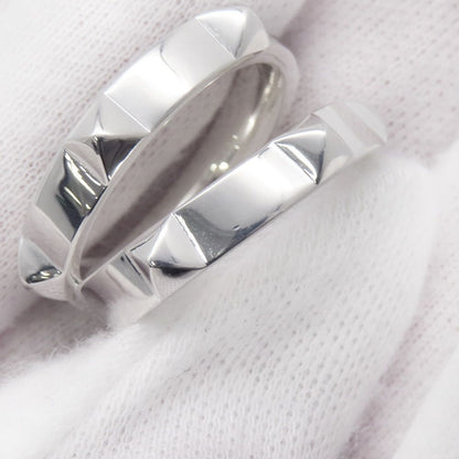 Hermes Ring Cl De-H Double Round Silver 53