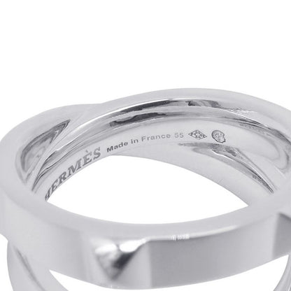 Hermes Ring Cl De-h Silver 55