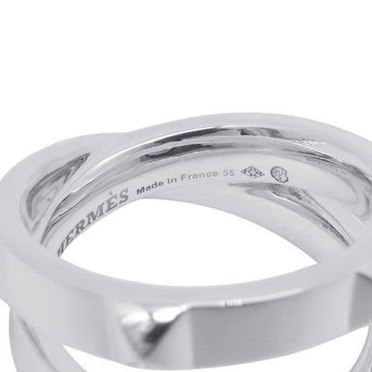 Hermes Ring Cl De-H Silver 55