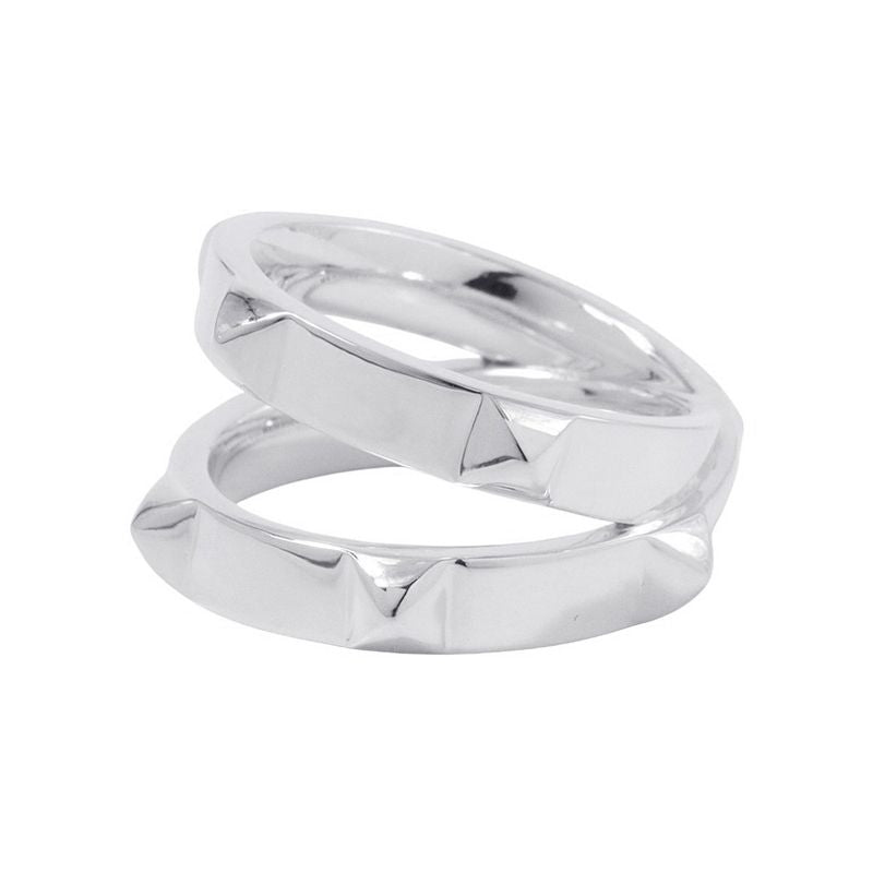Hermes Ring Cl De-h Silver 55