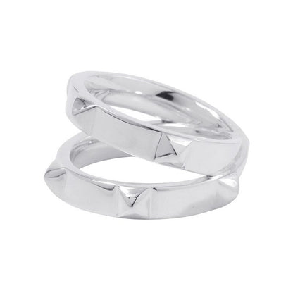 Hermes Ring Cl De-h Silver 55