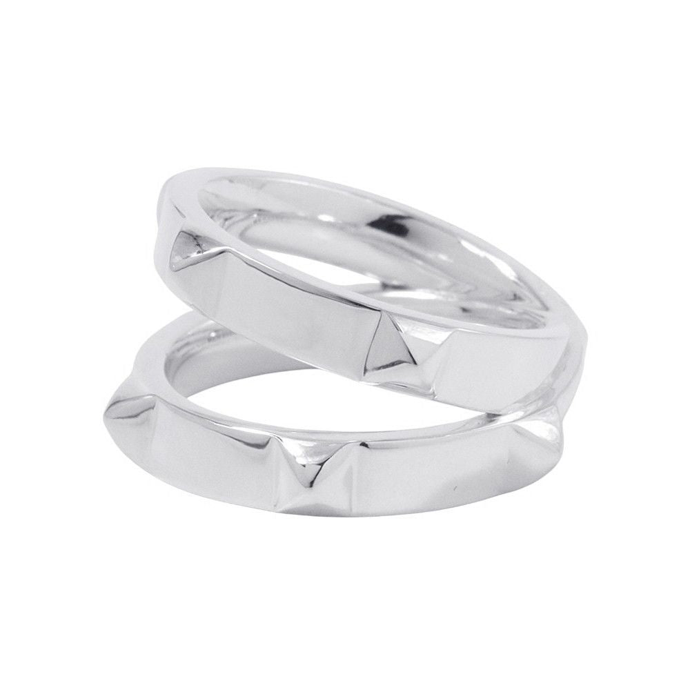 Hermes Ring Cl De-H Silver 55