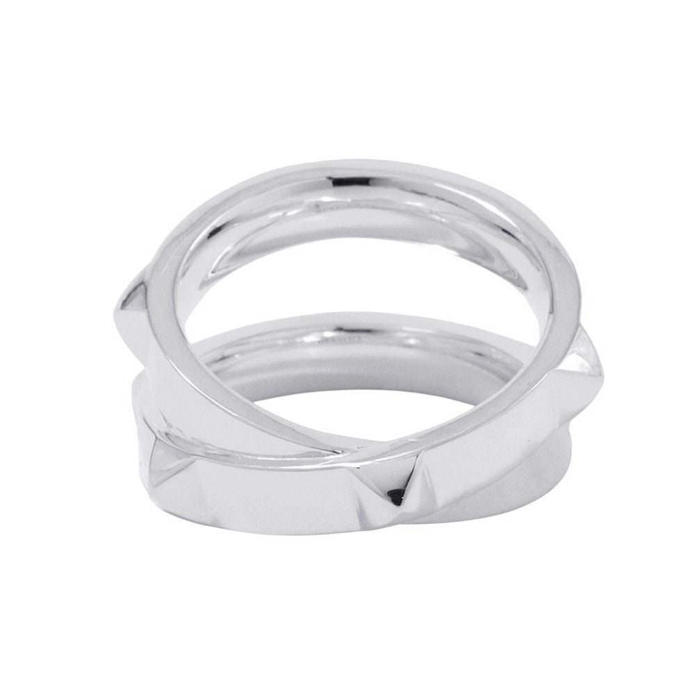 Hermes Ring Cl De-H Silver 55