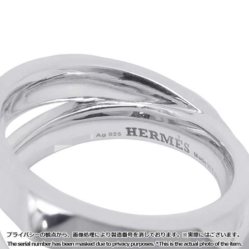 Hermes Ring Cl De-h Silver 55
