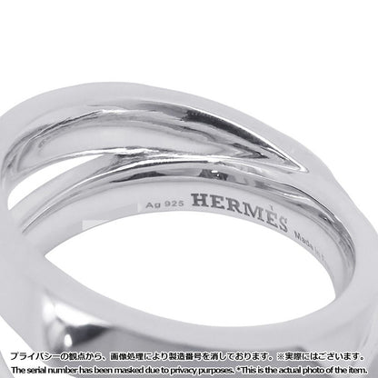 Hermes Ring Cl De-H Silver 55