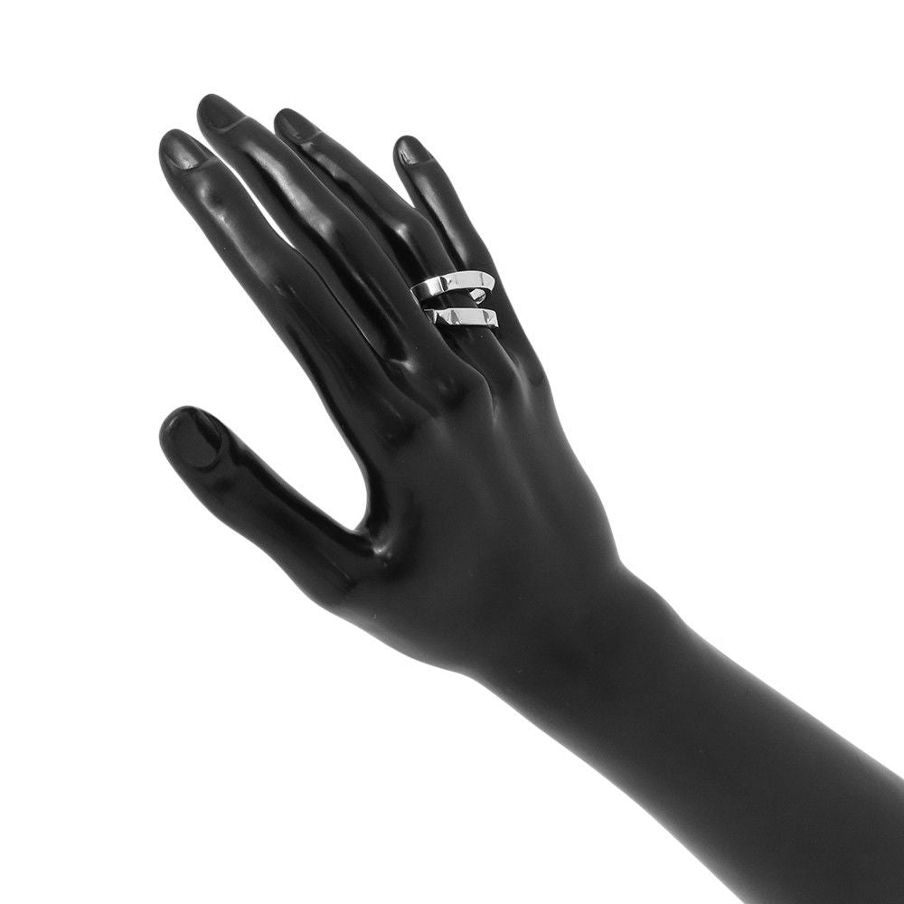 Hermes Ring Cl De-H Silver 55