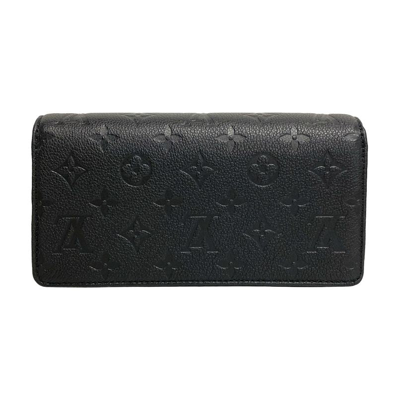 Louis Vuitton Monogram Empreinte Wallet on Chain Lily M46919 Noir Black Chain