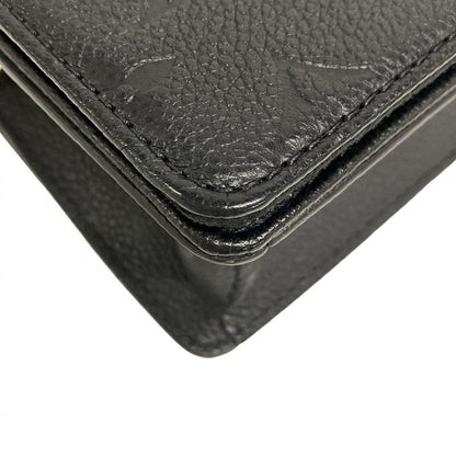 Louis Vuitton Monogram Empreinte Wallet on Chain Lily M46919 Noir Black Chain