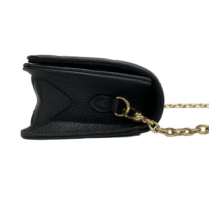Louis Vuitton Monogram Empreinte Wallet on Chain Lily M46919 Noir Black Chain