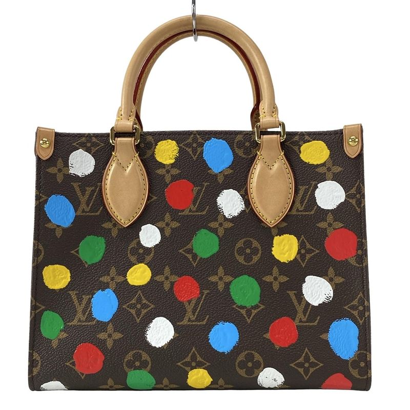 Louis Vuitton Tote Bag Louis Vuitton X Yayoi Kusama LV X Yk on the Go PM M46380