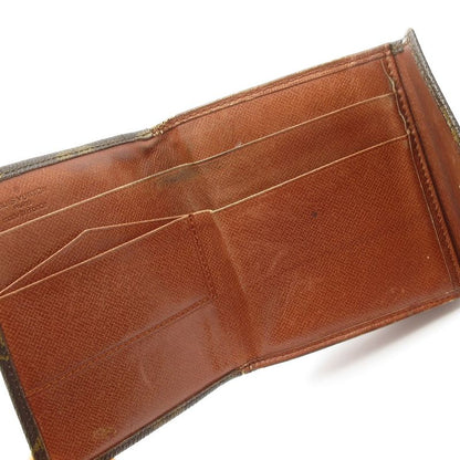 Louis Vuitton W Hook Wallet Monogram Porte Monévier (old Shape ) 190