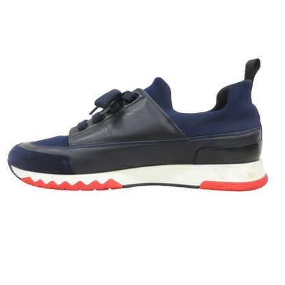 Hermes Studium Stadium Sneakers Shoes Low Cut Size 43 28cm (11.02in) Navy Men's