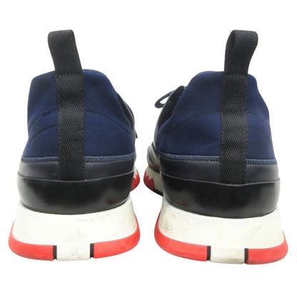 Hermes Studium Stadium Sneakers Shoes Low Cut Size 43 28cm (11.02in) Navy Men's