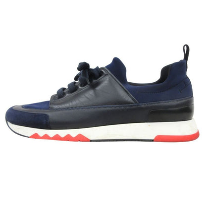 Hermes Studium Stadium Sneakers Shoes Low Cut Size 43 28cm (11.02in) Navy Men's