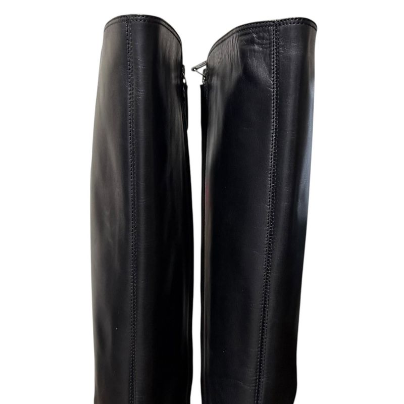 Gucci Michele Period Leather Taiga Head Long Boots Size 36 1 2 Approx 23.5cm