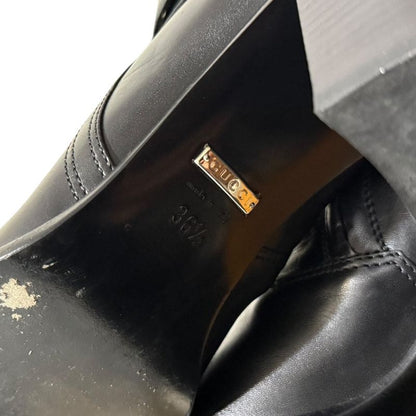 Gucci Michele Period Leather Taiga Head Long Boots Size 36 1 2 Approx 23.5cm