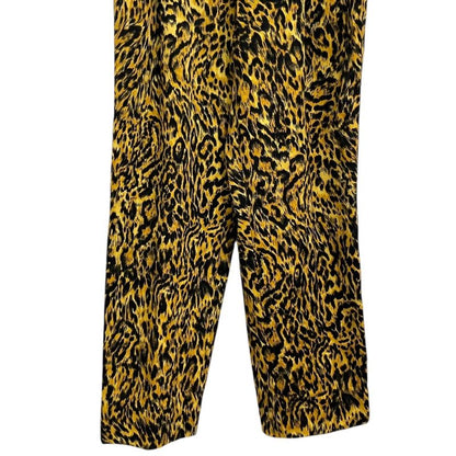 Gianni Versace Gianni Versace Vintage Leopard Pattern Tapered Pants Size 44