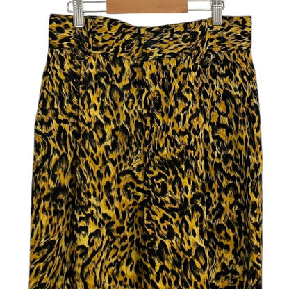 Gianni Versace Gianni Versace Vintage Leopard Pattern Tapered Pants Size 44