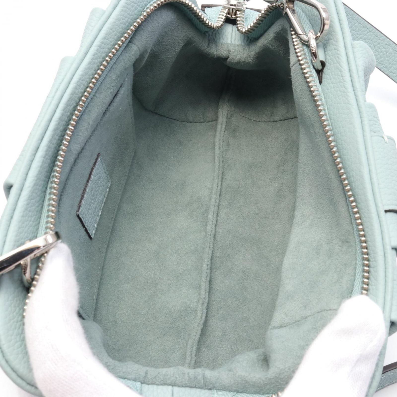 Louis Vuitton Shoulder Bag Scala Mini M80094 Vert Lagoon Leather Scala Mini