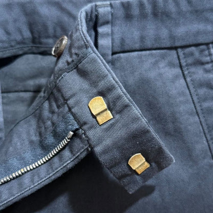 Good Gucci College Chinos Pants Size 48 Navy Men's Used
