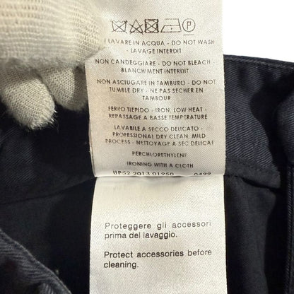 Good Gucci College Chinos Pants Size 48 Navy Men's Used