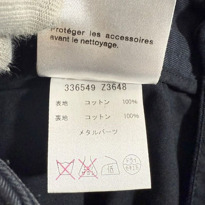 Good Gucci College Chinos Pants Size 48 Navy Men's Used