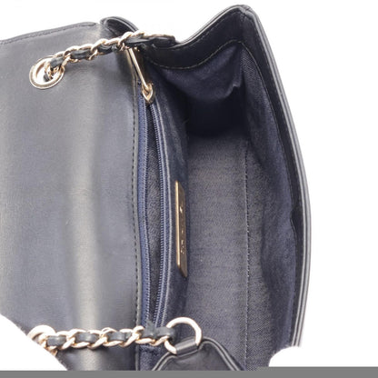 Chanel Shoulder Bag Cocomark As0321 Black Leather Cocomark Chain Shoulder