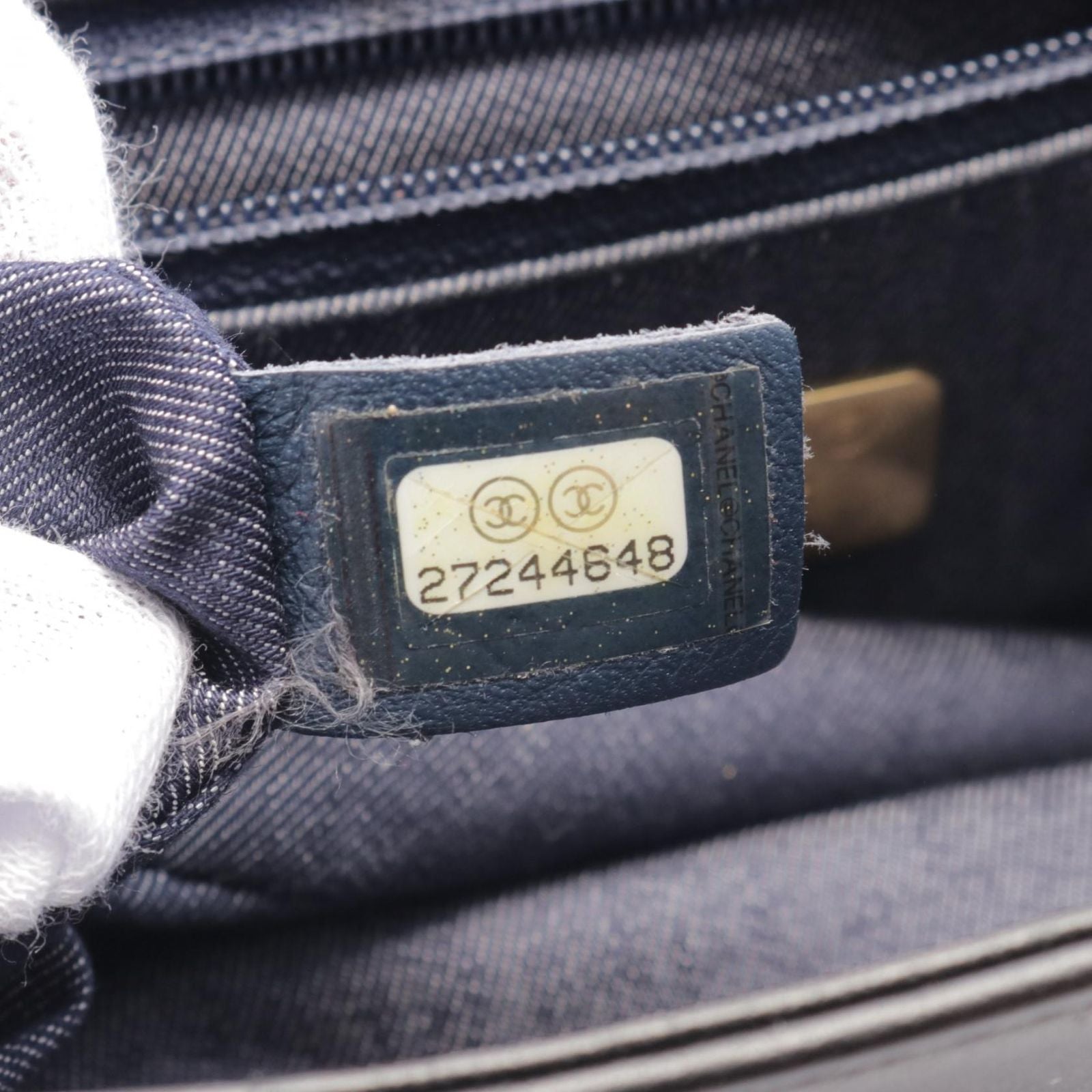 Chanel Shoulder Bag Cocomark As0321 Black Leather Cocomark Chain Shoulder