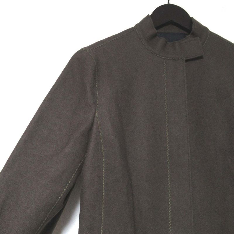 Prada Vintage Wool Riders Coat Long Coat Size 40 Brown Women's Used