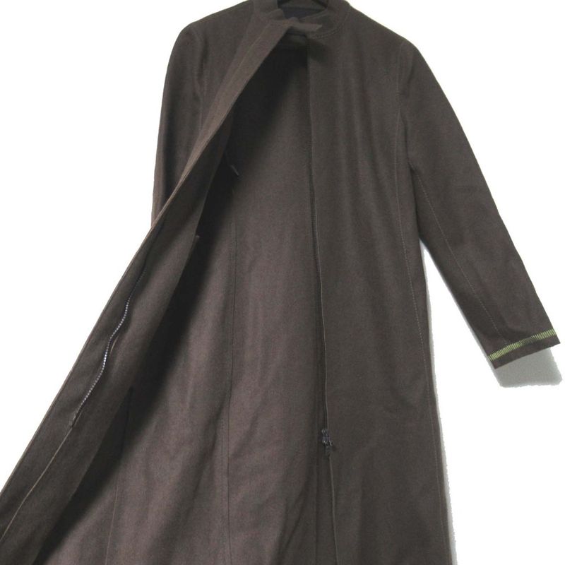 Prada Vintage Wool Riders Coat Long Coat Size 40 Brown Women's Used
