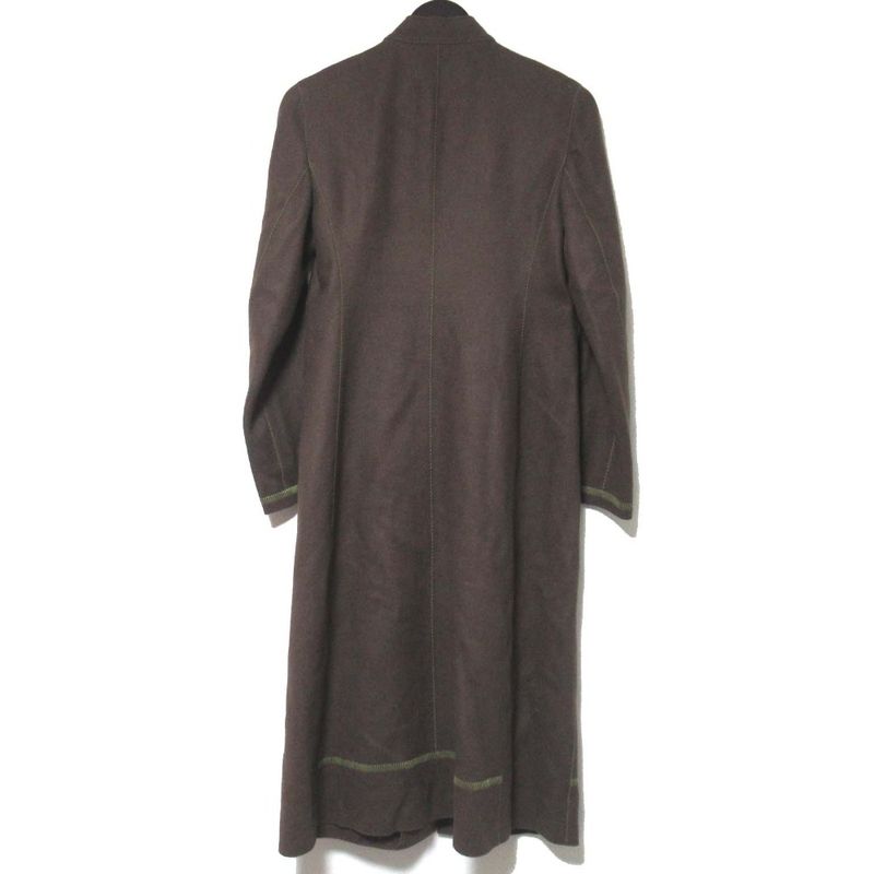 Prada Vintage Wool Riders Coat Long Coat Size 40 Brown Women's Used