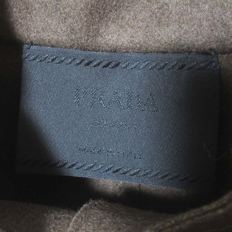 Prada Vintage Wool Riders Coat Long Coat Size 40 Brown Women's Used