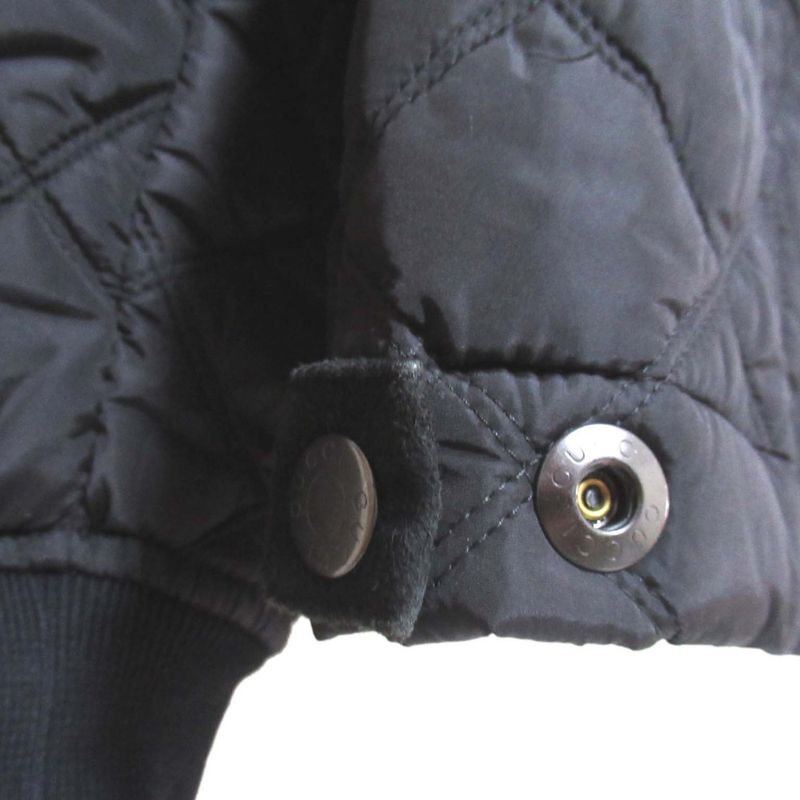 Gucci Tom Ford Period Suede Switch Nylon Quilted Padded Bomber Jacket Size 50