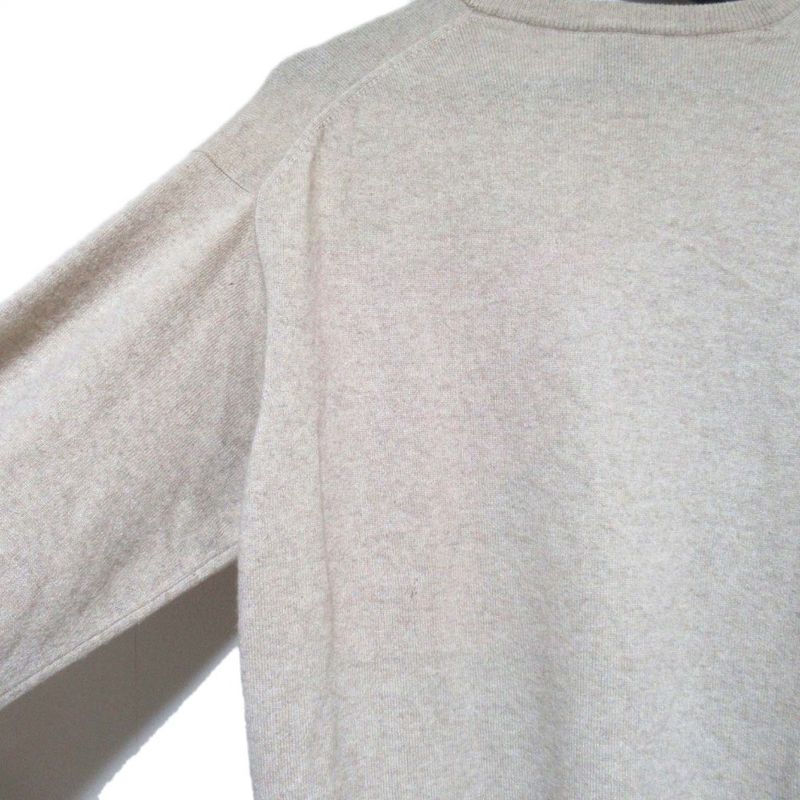 Gucci Tom Ford Period Long Sleeve Knit Sweater M Size Beige Men's Used