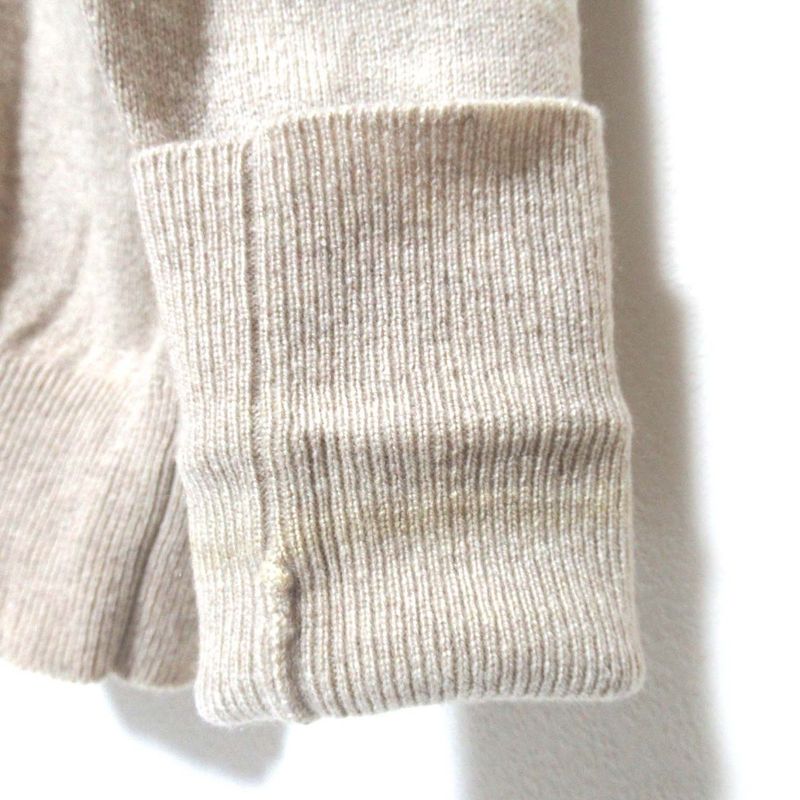 Gucci Tom Ford Period Long Sleeve Knit Sweater M Size Beige Men's Used