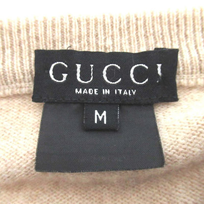 Gucci Tom Ford Period Long Sleeve Knit Sweater M Size Beige Men's Used