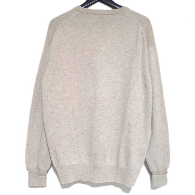 Gucci Tom Ford Period Long Sleeve Knit Sweater M Size Beige Men's Used