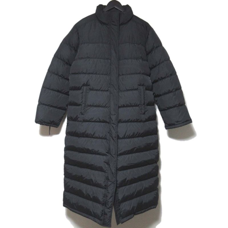 Prada Sport Stand Collar Nylon Down Coat Size 44 Black Women's Preowned Used