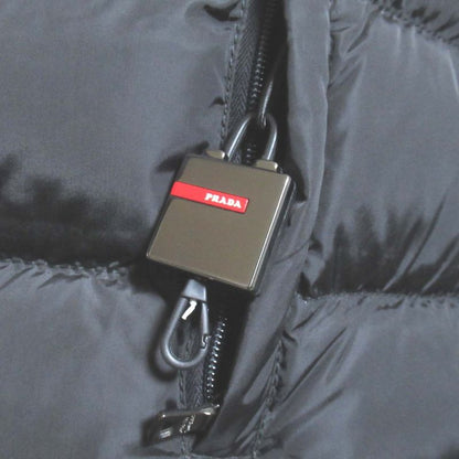 Prada Sport Stand Collar Nylon Down Coat Size 44 Black Women's Preowned Used