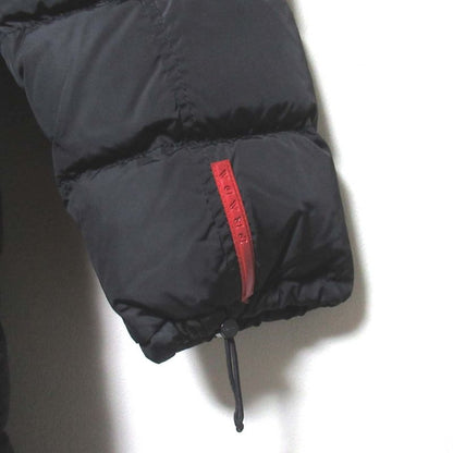 Prada Sport Stand Collar Nylon Down Coat Size 44 Black Women's Preowned Used
