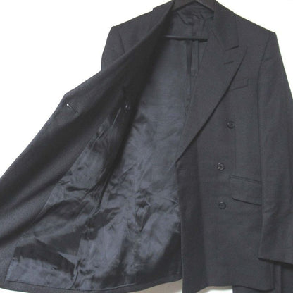 Good Prada Glen Check Double Breasted Tailored Jacket + Slacks Pants Suit Setup