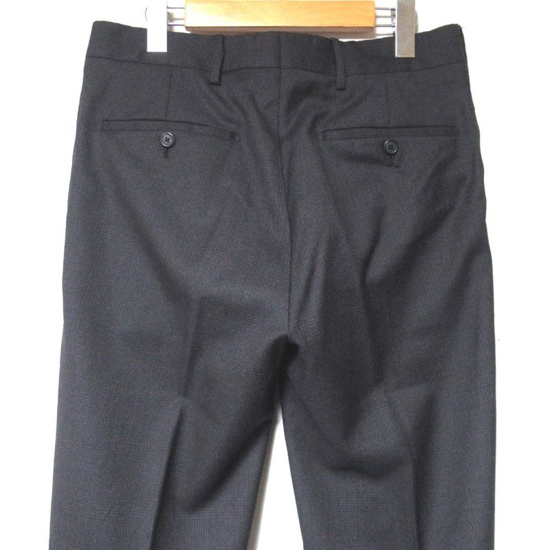 Good Prada Glen Check Double Breasted Tailored Jacket + Slacks Pants Suit Setup