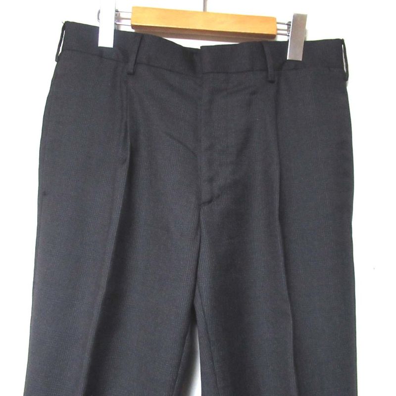 Good Prada Glen Check Double Breasted Tailored Jacket + Slacks Pants Suit Setup