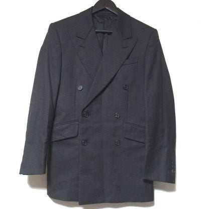 Good Prada Glen Check Double Breasted Tailored Jacket + Slacks Pants Suit Setup