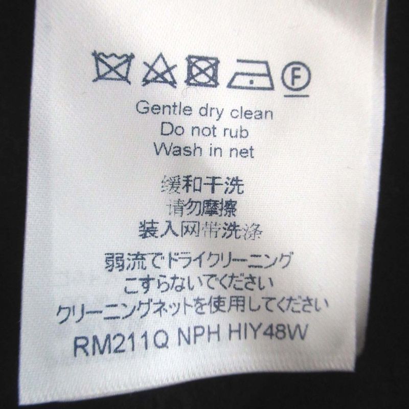 Louis Vuitton Lined Inside Out Hoodie Sweatshirt Hoodie Size L Black Men's