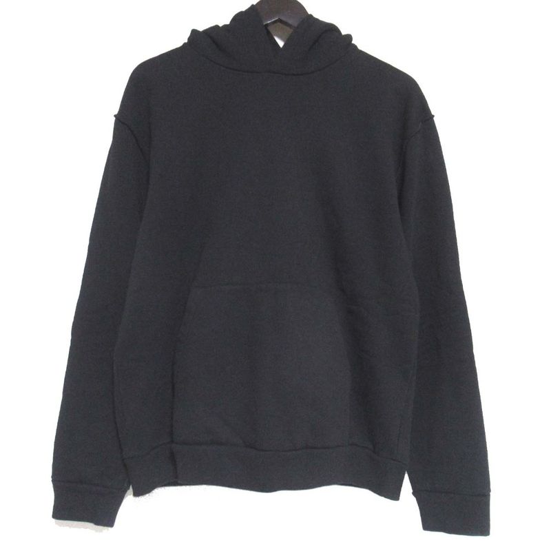 Louis Vuitton Lined Inside Out Hoodie Sweatshirt Hoodie Size L Black Men's