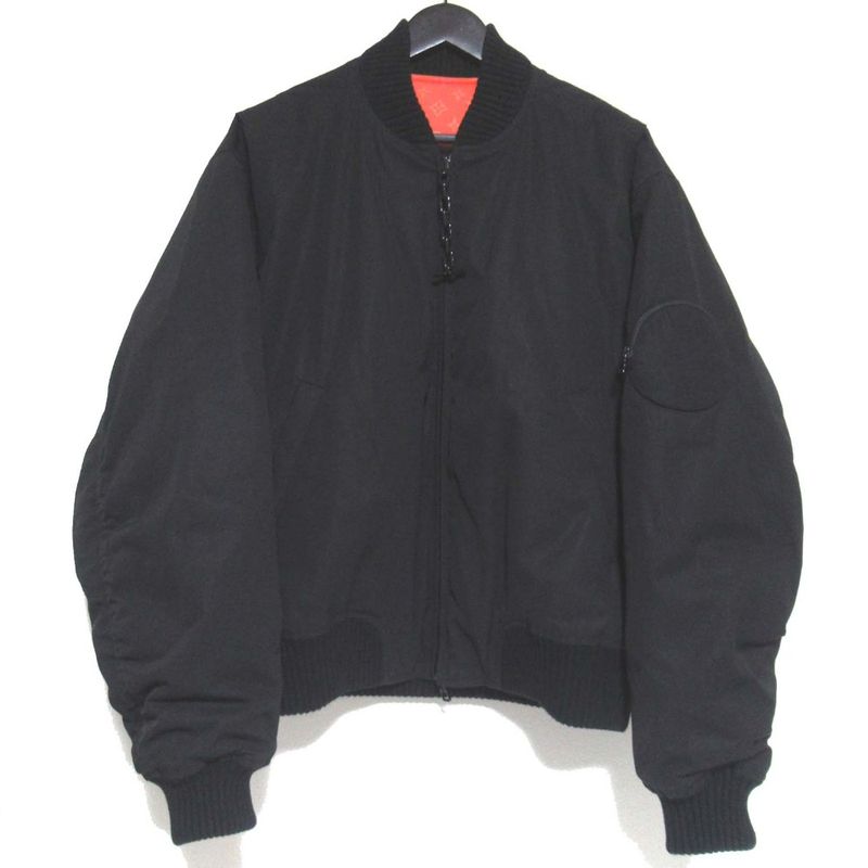 21aw Louis Vuitton Reversible Padded Summer Bomber Jacket Hlb05w Size 48 Black